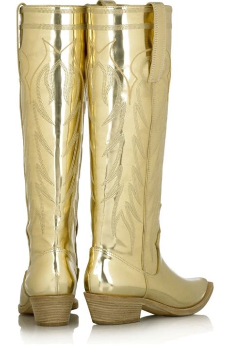 givenchy golden boots.